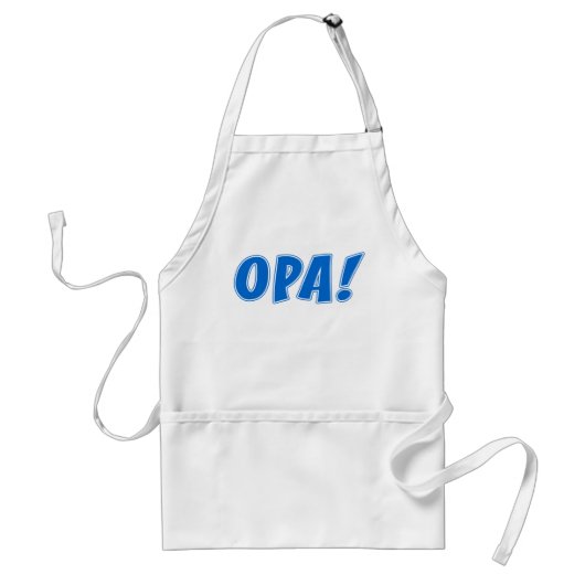 Tablier Opa Greek Celebration Apron (Devant)