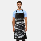 Tablier Opinion/Recette drôle (Porté)