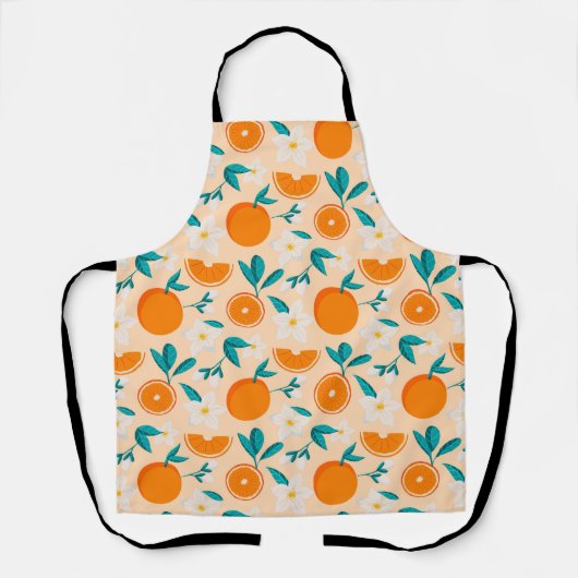 Tablier Orange Citrus Amusement (Recto)