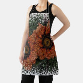Tablier Orange Daisy Balls Apron (Insitu)