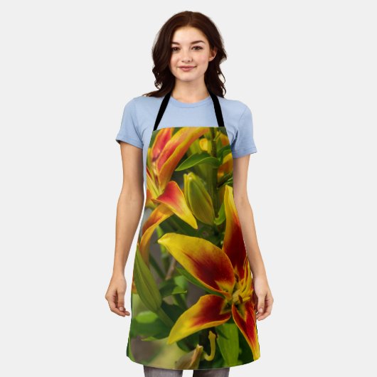 Tablier Orange Daylily Canadian Flower Photography (Porté)