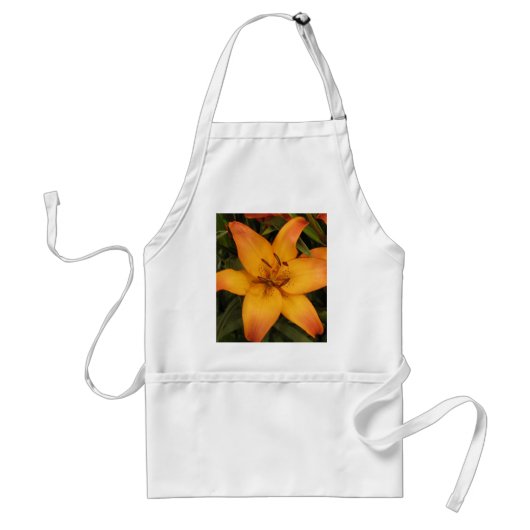 Tablier Orange Lily Apron (Devant)