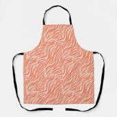 Tablier Orange Style Tiger Grandes (Recto)