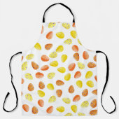 TABLIER ORANGE & YELLOW SPECKLED WATERCOLOR EASTER EGGS (Recto)