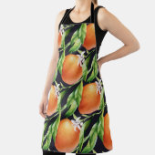 Tablier Oranges aquarelles : Motif sans arôme (Insitu)