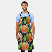 Tablier Oranges aquarelles : Motif sans arôme (Porté)