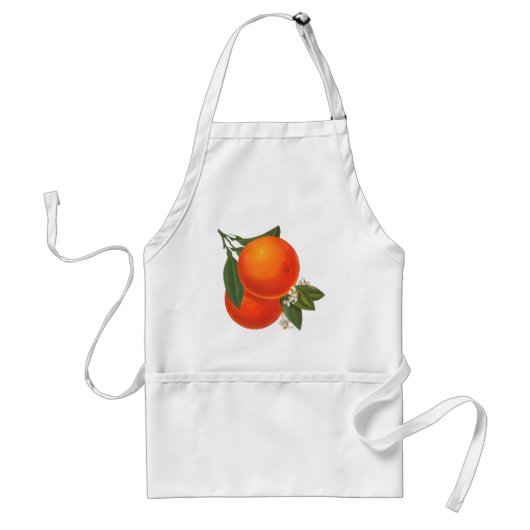 Tablier Oranges Vintage Art Cuisine Apron (Devant)