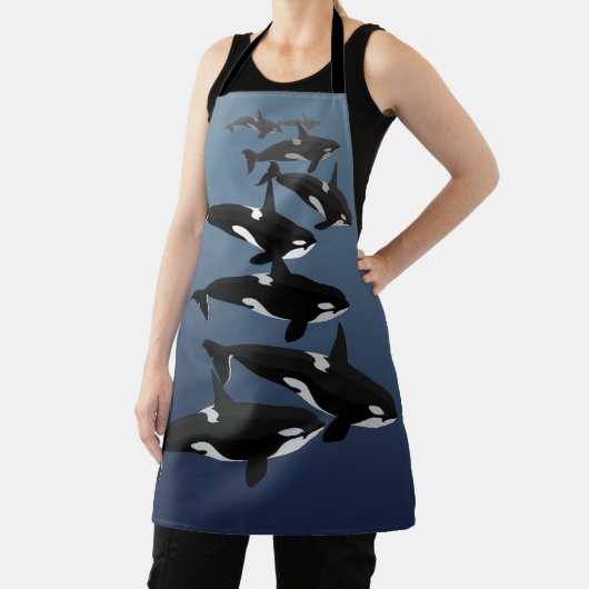 Tablier Orca Whale Apron Killer Whale Art Aprons & GI fts (Insitu)