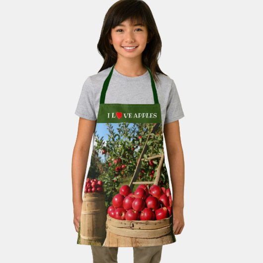 Tablier Orchard rouge coloré (Insitu)