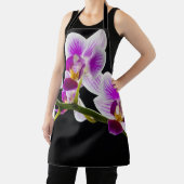 Tablier Orchidée blanche et violette (Insitu)