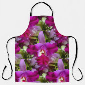 Tablier Orchidée tropicale de Cattleya (Recto)