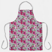 Tablier Orchidées Roses En Fleur (Recto)