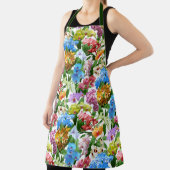 Tablier Orchidées tropicales brillantes et colorées (Insitu)