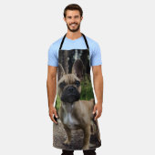 Tablier Oreiller à lancer de chien de taureau français (Porté)