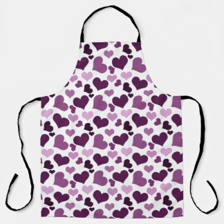Tablier Oreiller à lancer Motif violet et rose en forme de