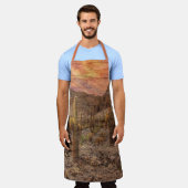 Tablier Organ Pipe Cactus On Wood Grain Sunset Photo (Porté)