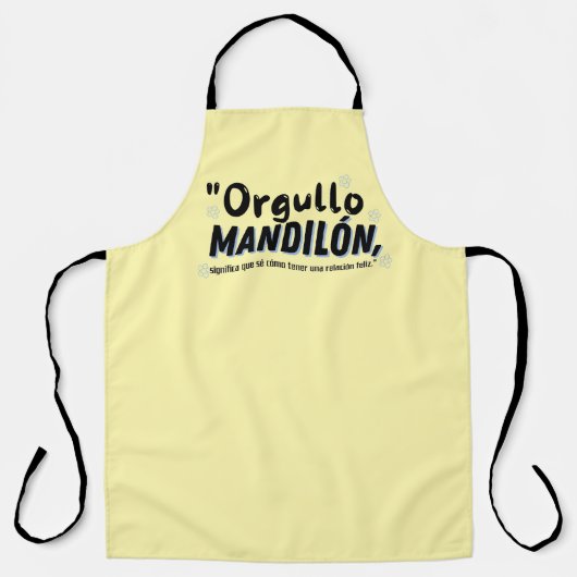 Tablier orgullo mandilon (Recto)