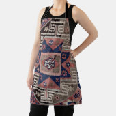 Tablier Oriental Antique Rouge Kilim Rug (Insitu)