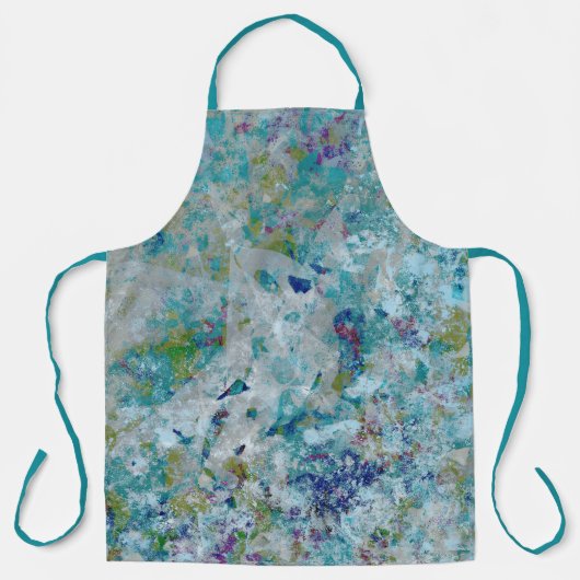 Tablier Original Moderne Un Design D'Art Abstrait (Recto)