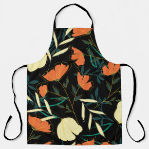 Tablier Original seamless pattern with bright tropical lea