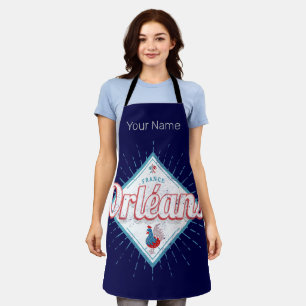 Tablier Orléans Loiret France Retro Rooster Vintage