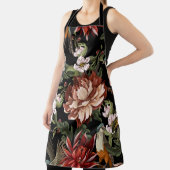 Tablier Ornat Vintages, Roses, Oiseaux. (Insitu)