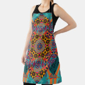 Tablier Orné Est : Décor Vert Luxe. (Insitu)