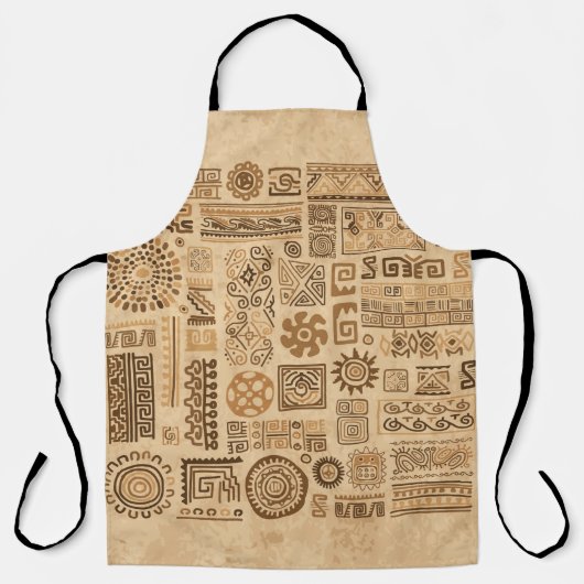Tablier Ornement artisanal ethnique (Recto)