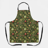 Tablier Ornement de sapin de Noël aquarelle (Recto)