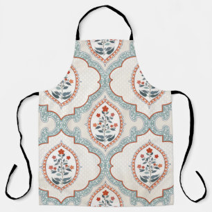 Tablier Ornement vintage sans couture avec branches de fle