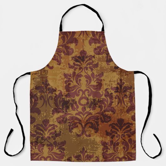 Tablier Ornement vintage, texture rococo baroque. (Recto)