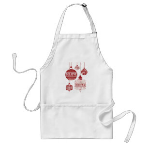 Tablier ornements de Noël vintage modernes