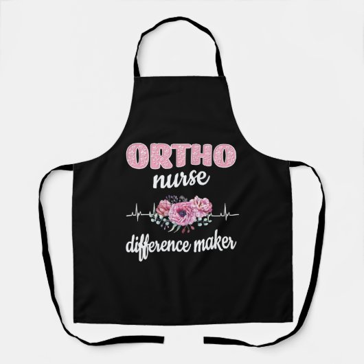 Tablier Ortho Infirmière Cadeau RN Orthopédie Infirmière O (Recto)