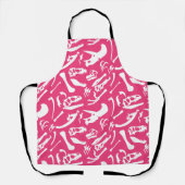 Tablier Os Dinosaures (Rose) (Recto)