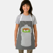 Tablier Oscar le Groupement et sa poubelle (Insitu)