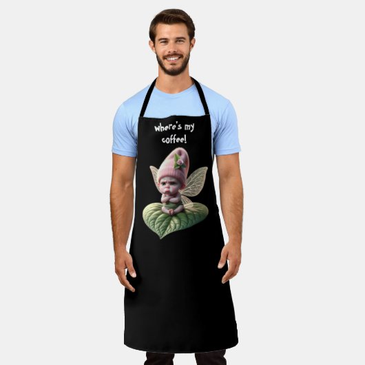 Tablier Où est My Coffee ! (Porté)