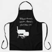 Tablier Où il y a Fumée Nom Monogram Grill Smoker (Recto)