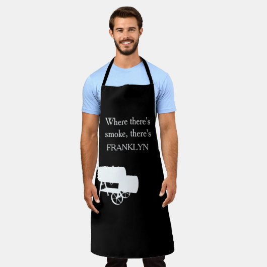 Tablier Où il y a Fumée Nom Monogram Grill Smoker (Porté)