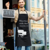 Tablier Où il y a Fumée Nom Monogram Grill Smoker