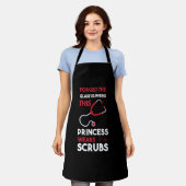 Tablier Oubliez Les Chaussures En Verre Dialyse Infirmière (Porté)