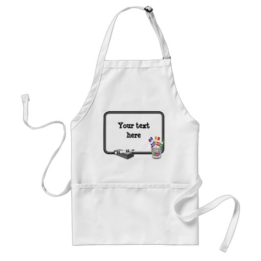 Tablier Oui Chef ! Tableau blanc (Devant)
