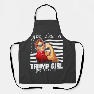 Tablier Oui, je suis une fille de Trump qui s'en remet à T