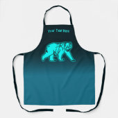 Tablier Ours bleu Kodiak - Alaska (Recto)