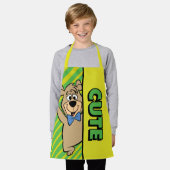 Tablier Ours Boo-Boo mignon (Porté)