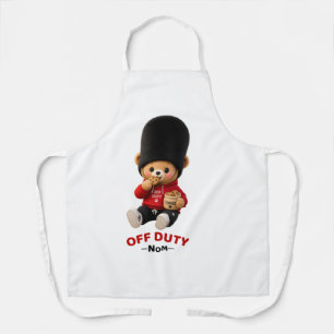 Tablier - Ours britannique "hors service" mignon e