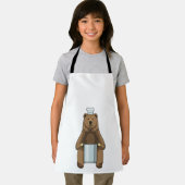Tablier Ours comme cuire avec pot de Cuisine (Insitu)