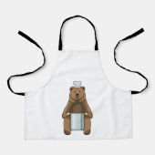 Tablier Ours comme cuire avec pot de Cuisine (Recto)