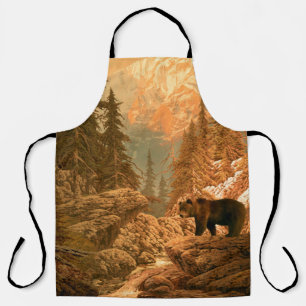 Tablier Ours dans les montagnes Rocheuses, brun, animal, g