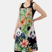 Tablier Ours de panda aquarelle (Insitu)