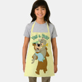 Tablier Ours de Yogi portant un ours de Cindy (Insitu)